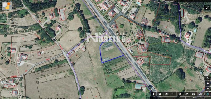 Parcela en venta Lugo. Ref: 1265. Inmobiliaria Nubeiro