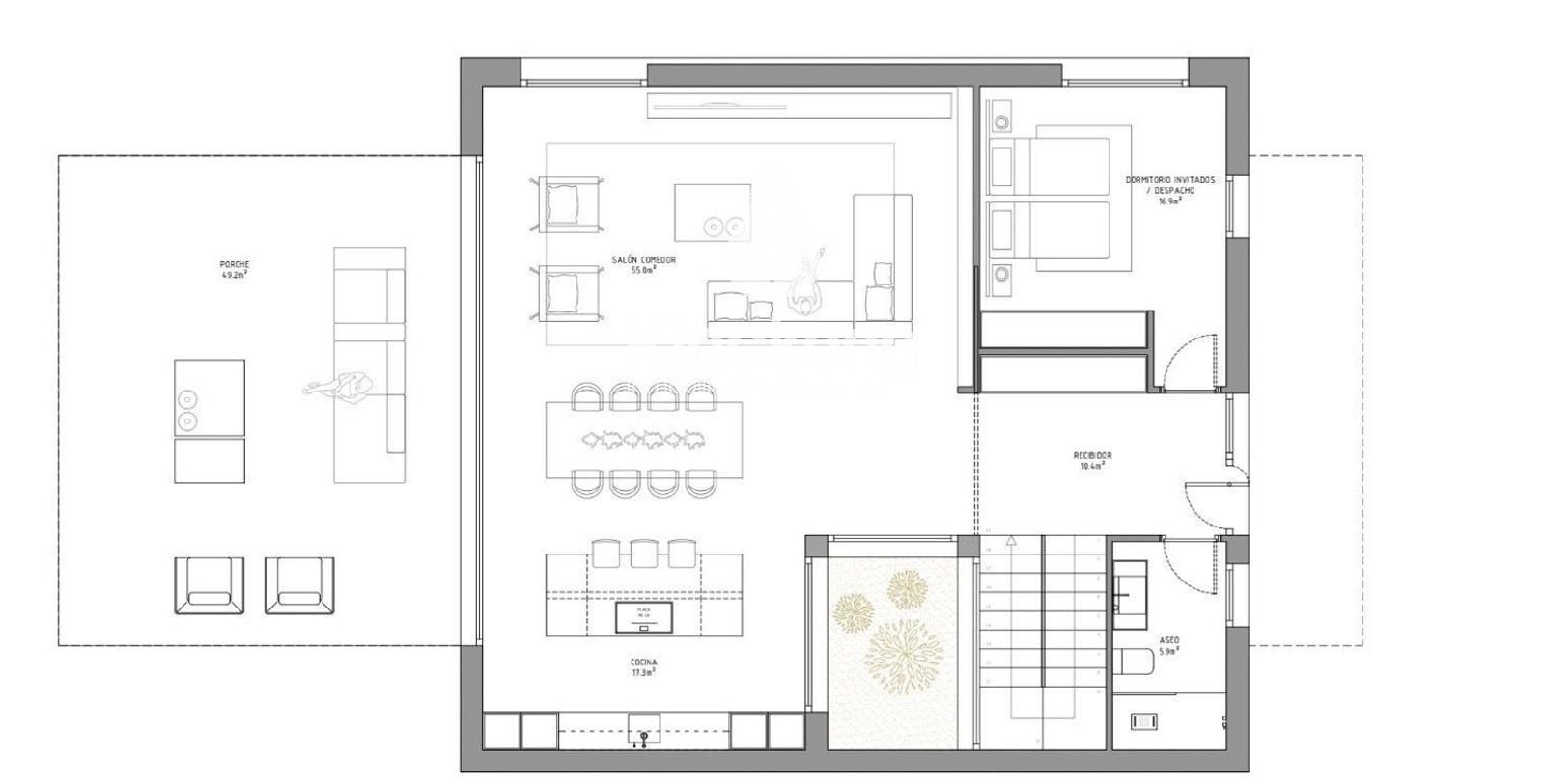 EXCLUSIVO CHALET PAREADO DE OBRA NUEVA EN VILLAVICIOSA DE ODÓN, MADRID. - Foto 48