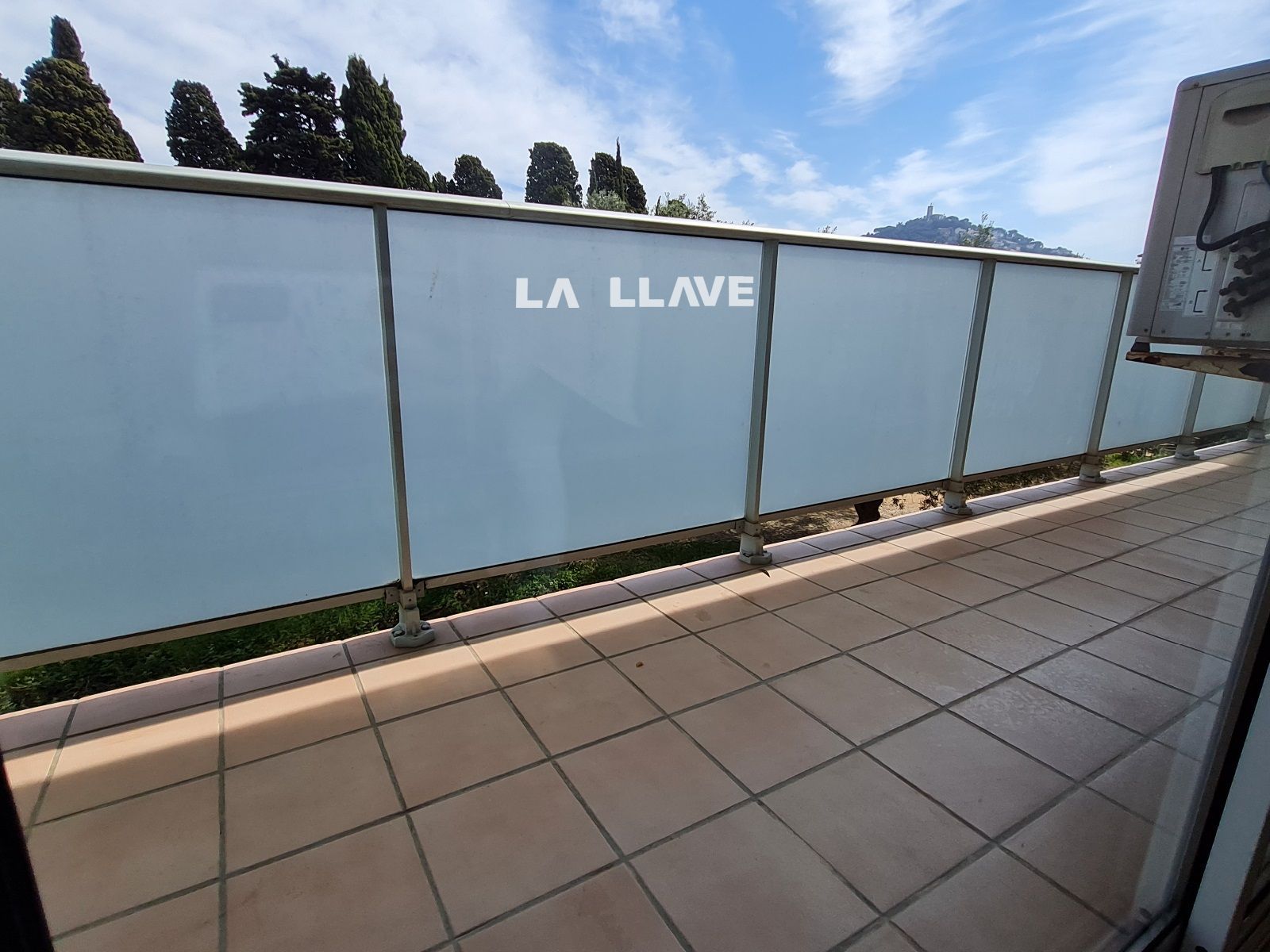 Terraza - Piso de 1 hab doble con ascensor cerca del centro de Blanes