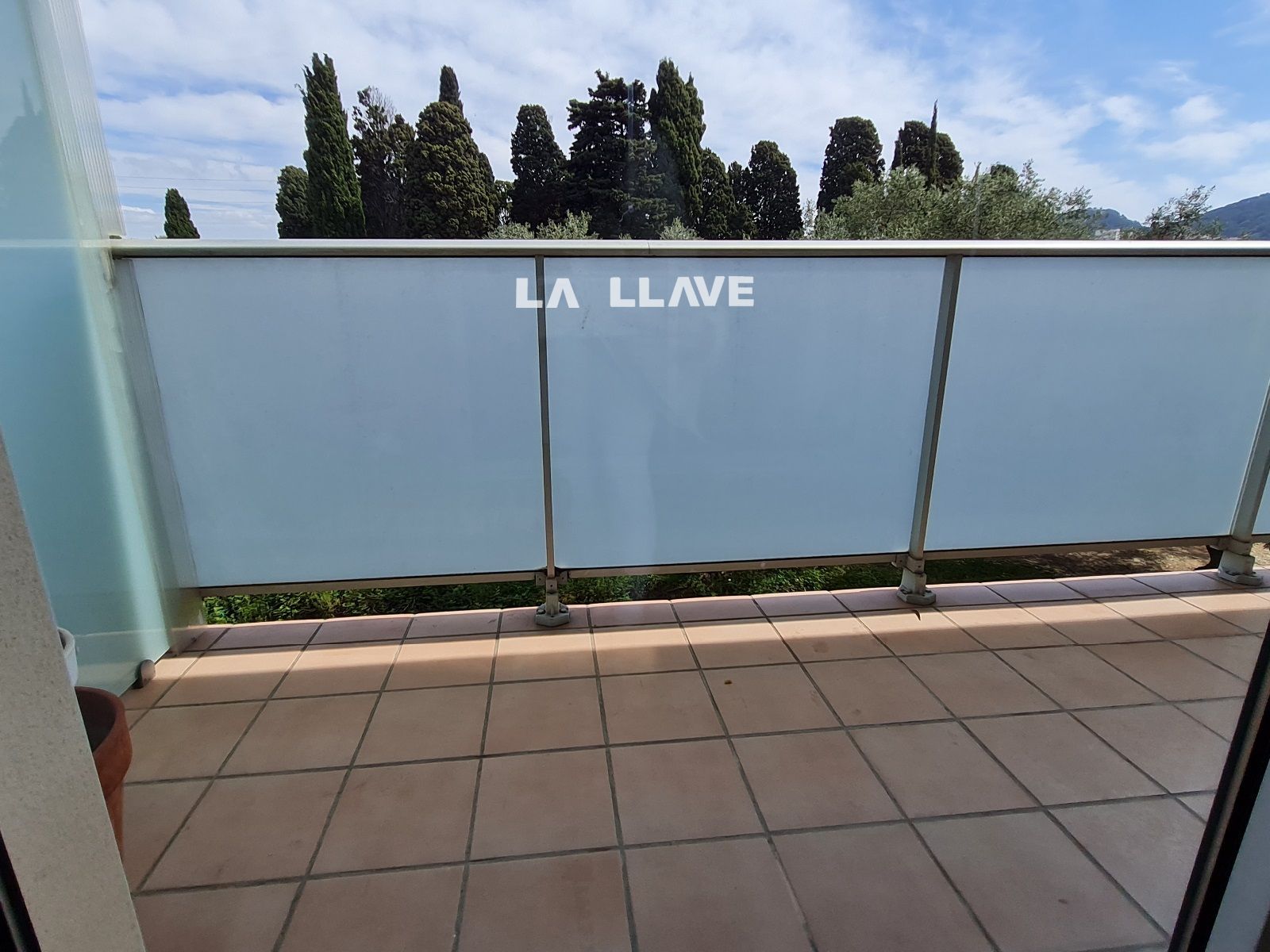 Terraza - Piso de 1 hab doble con ascensor cerca del centro de Blanes