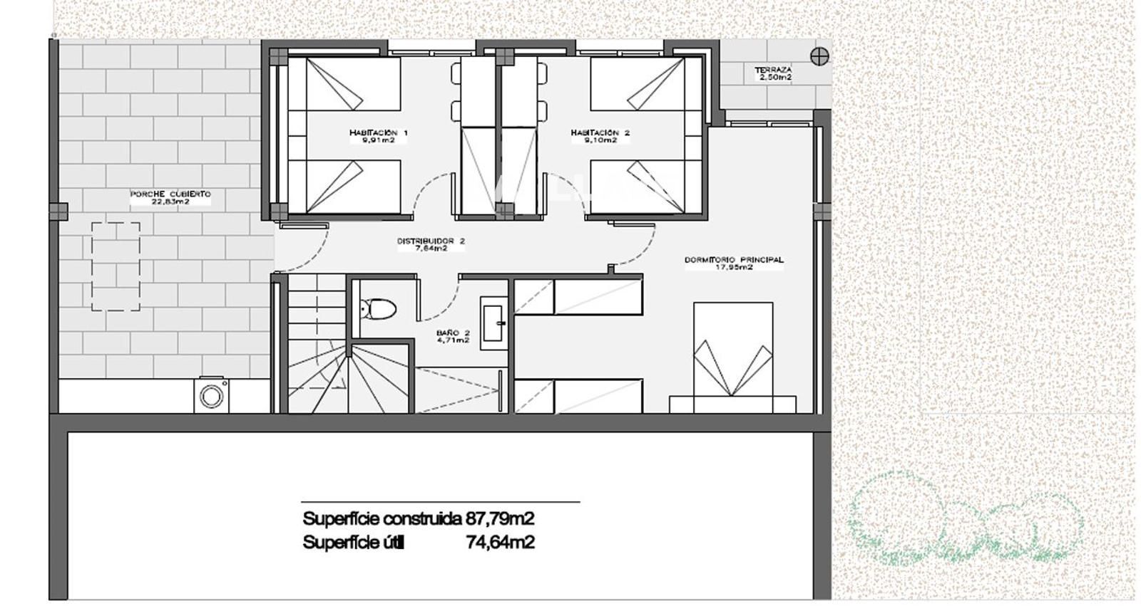 Casa de obra nueva de 165m2 en parcela de 843m2 - Foto 5