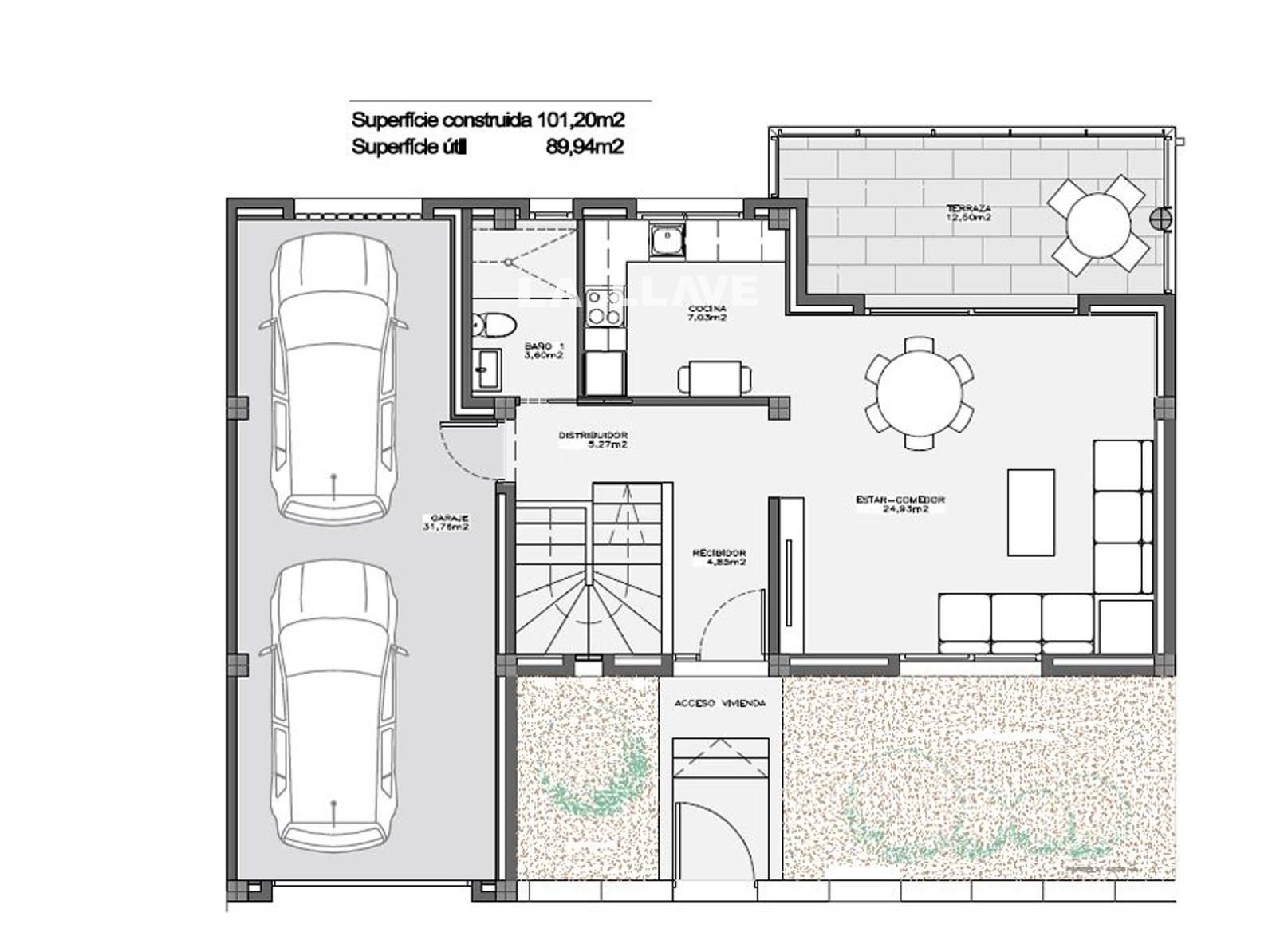 Casa de obra nueva de 165m2 en parcela de 843m2 - Foto 6