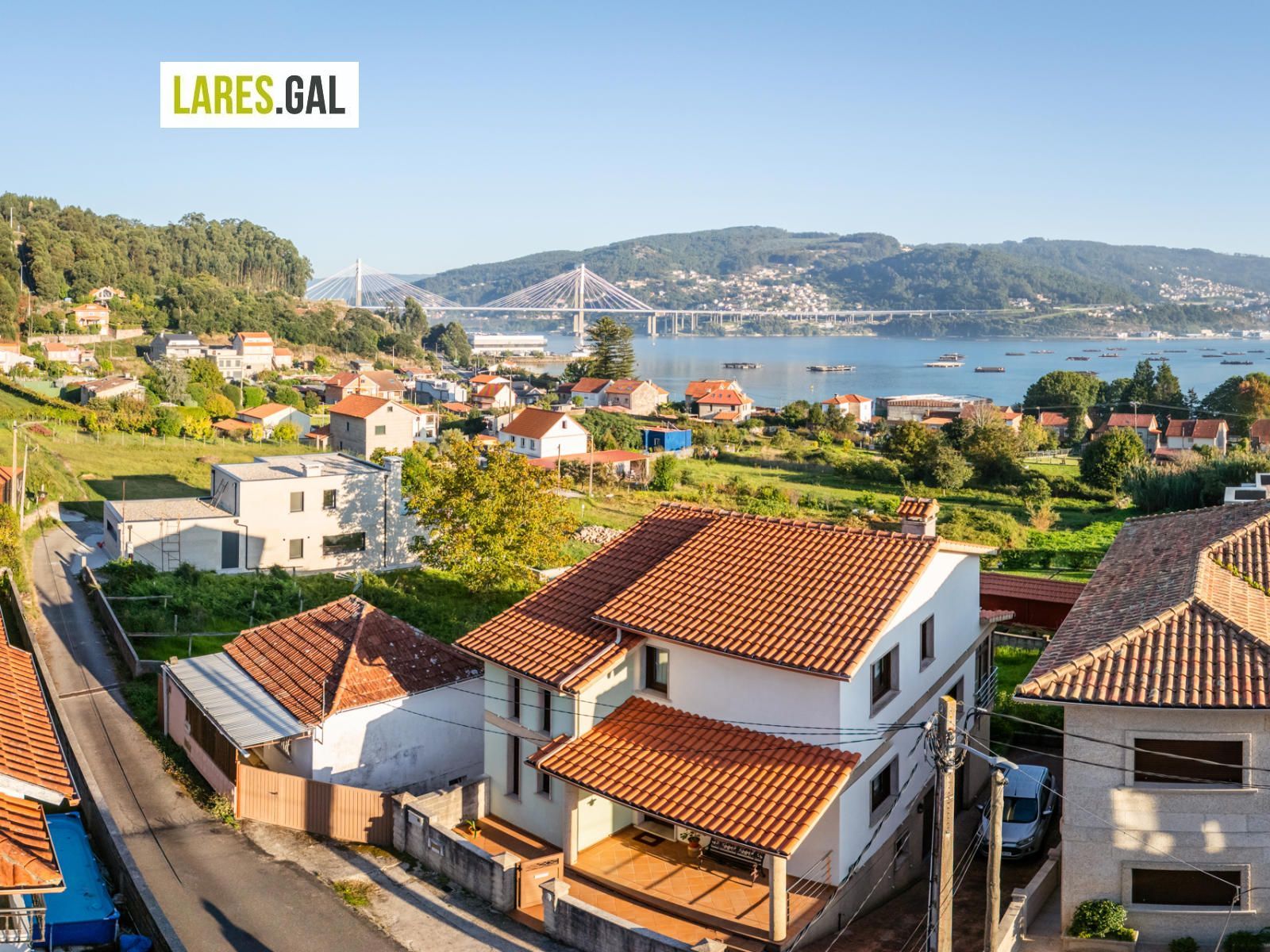 Detached villa for sale Moaña, Pontevedra. Ref: 4636. Lares Inmobiliaria