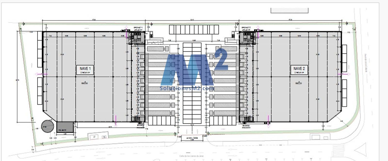 Logistic Warehouse for rent Coslada, Madrid. Ref: 13076. Soluciones M2