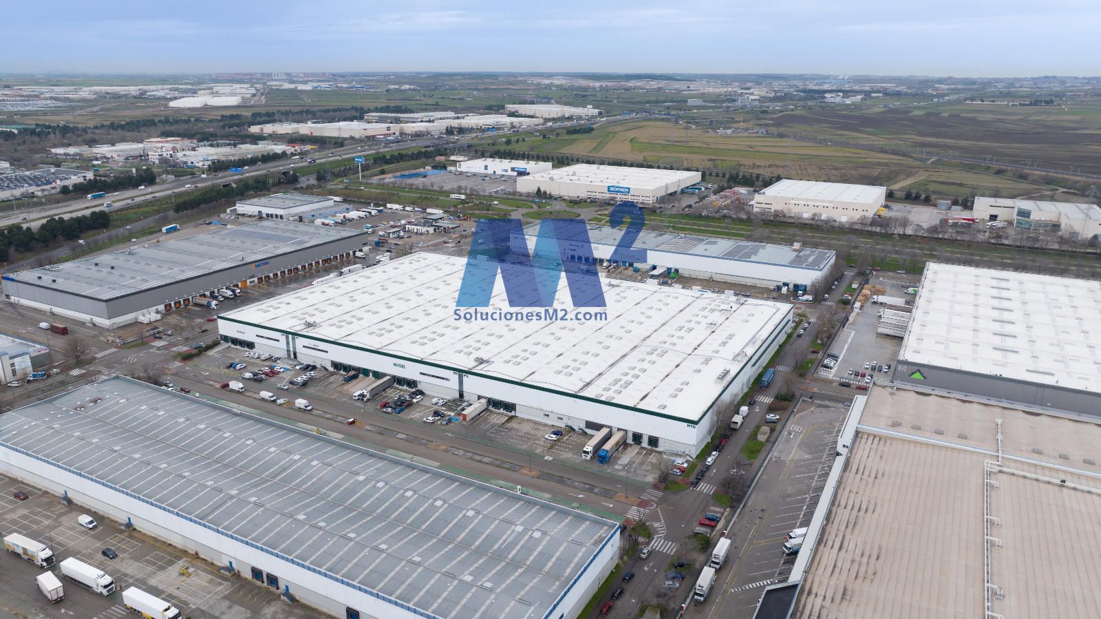 Logistic Warehouse for rent Getafe, Madrid. Ref: 16863. Soluciones M2