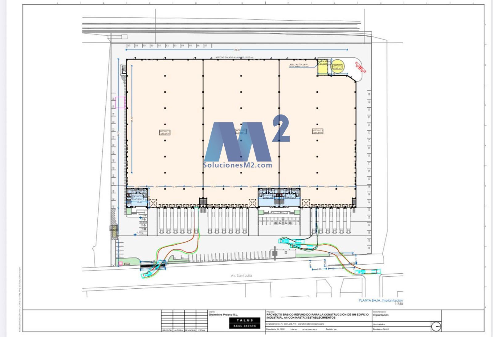 Logistic Warehouse for rent Granollers, Barcelona. Ref: 19347. Soluciones M2