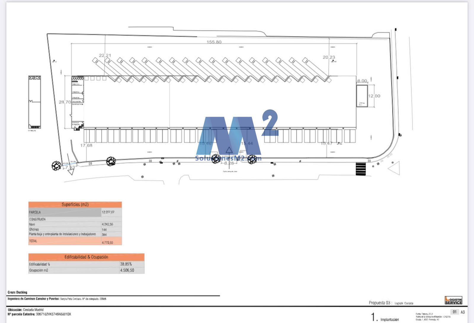 Logistic Warehouse for rent Coslada, Madrid. Ref: 19426. Soluciones M2