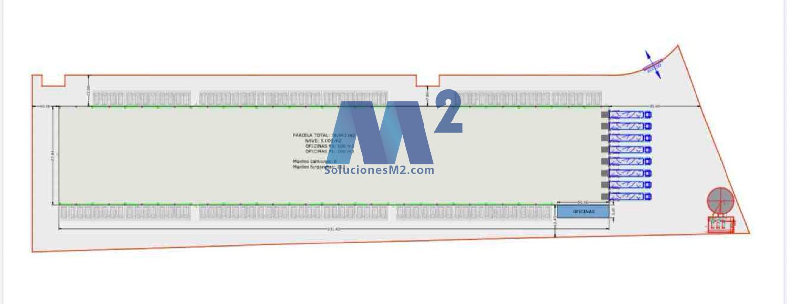 Logistic Warehouse for rent San Fernando de Henares, Madrid. Ref: 19465. Soluciones M2
