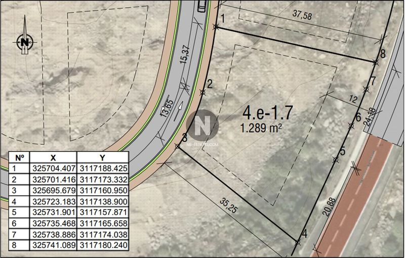 Perceel te koop Guia De Isora, Santa Cruz Tenerife. Ref: 6676. NB - ESTATES