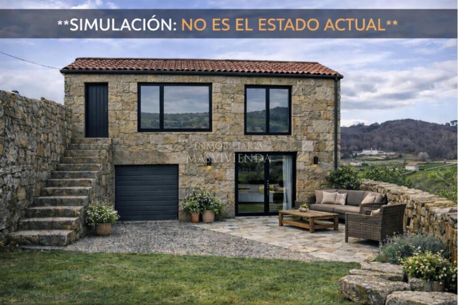 Casa en venta Fornelos de Montes, Pontevedra. Ref: 2228. Inmobiliaria Masvivienda