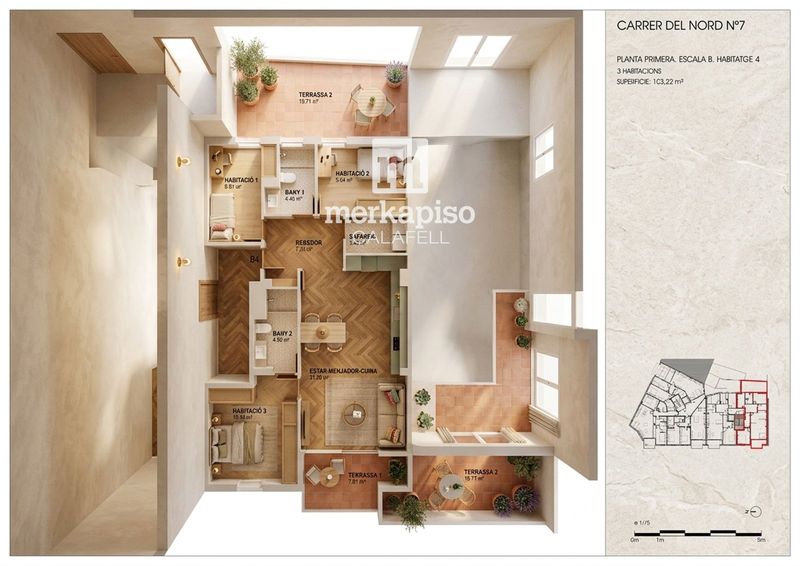 Piso en venta Torredembarra, Tarragona. Ref: 2913. Merkapiso Calafell