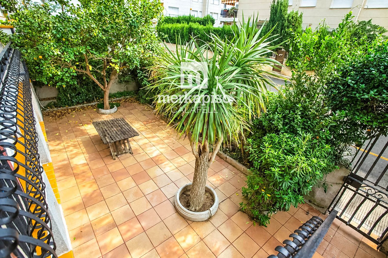 Patio - Calafell: piso de 3 habitaciones, piscina y garaje