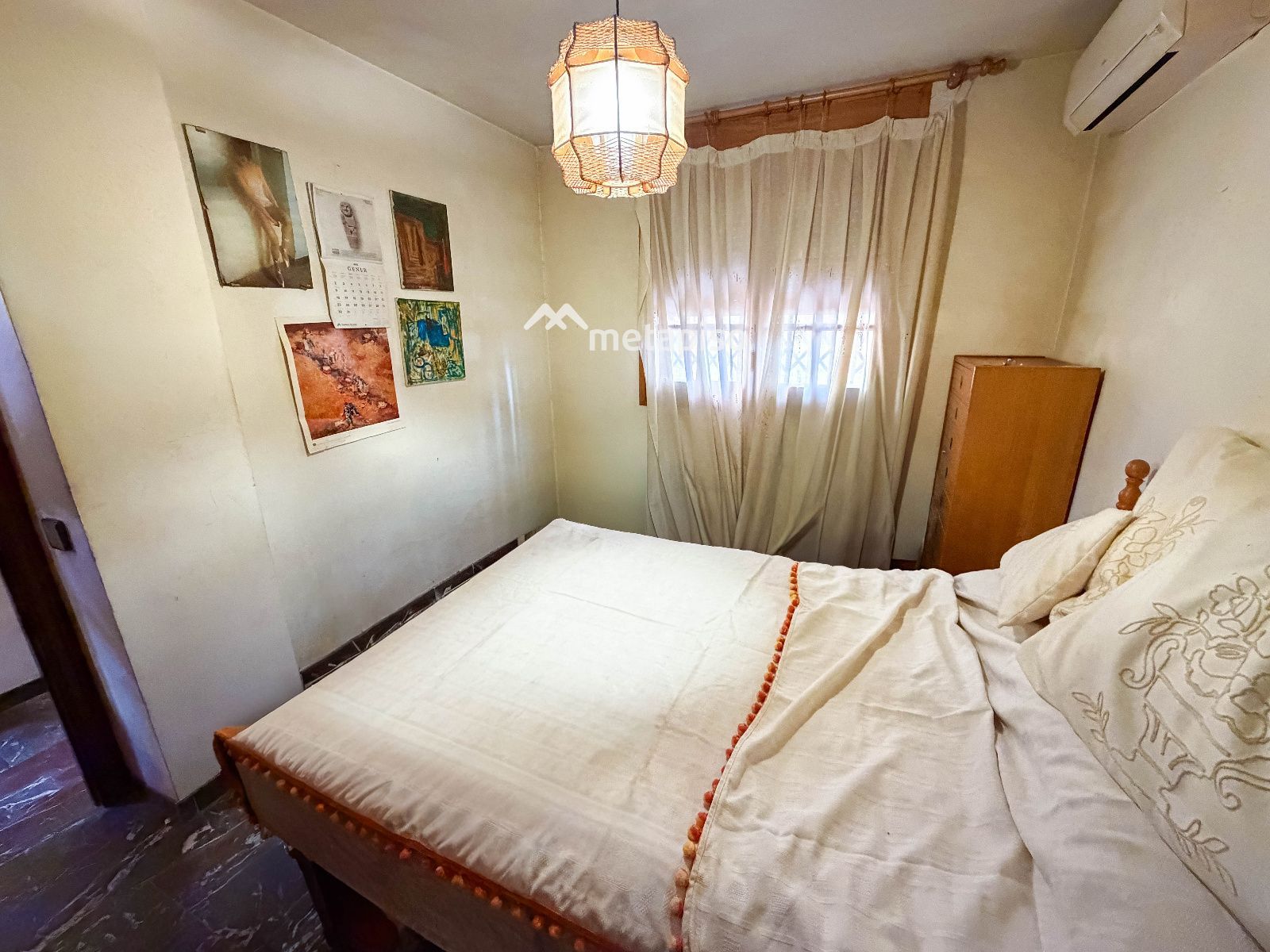 Habitación - Calafell: piso de 3 habitaciones, piscina y garaje