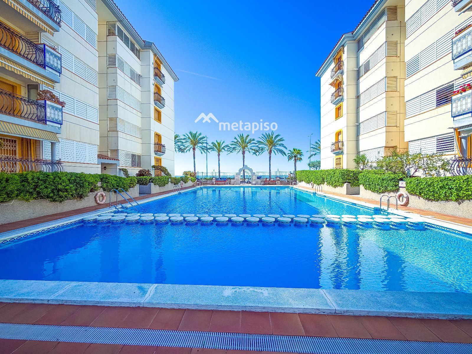 Piscina comunitaria - Calafell: piso de 3 habitaciones, piscina y garaje