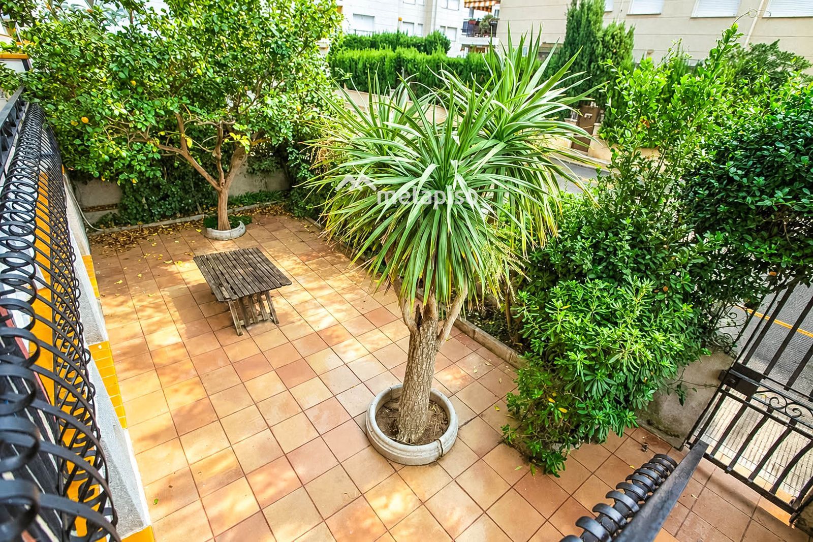 Patio - Calafell: piso de 3 habitaciones, piscina y garaje