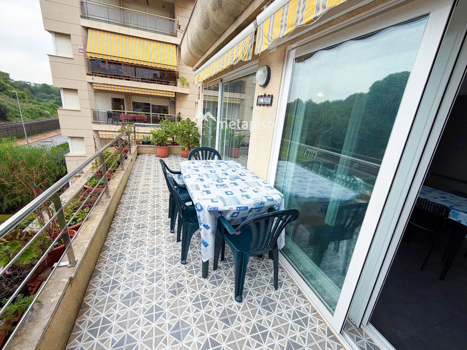 Terraza - Calafell: piso con terraza, garaje y gran trastero