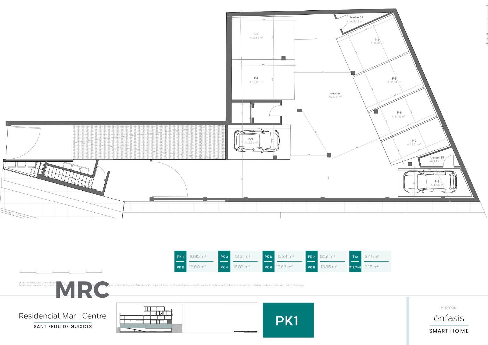 Garaje en venta Sant Feliu de Guíxols, Girona. Ref: 3417. MRC MOLINS REIXACH