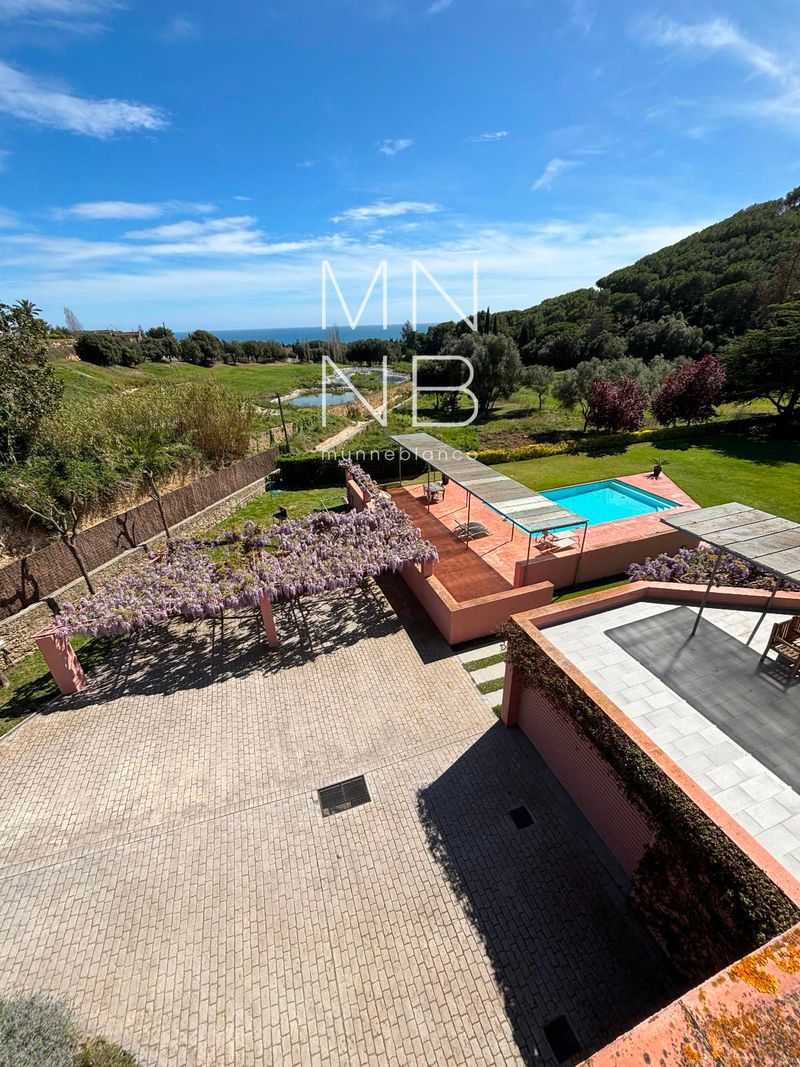 Detached Villa for rent Sant Vicenç de Montalt, Barcelona. Ref: 1302. Munne Blanco