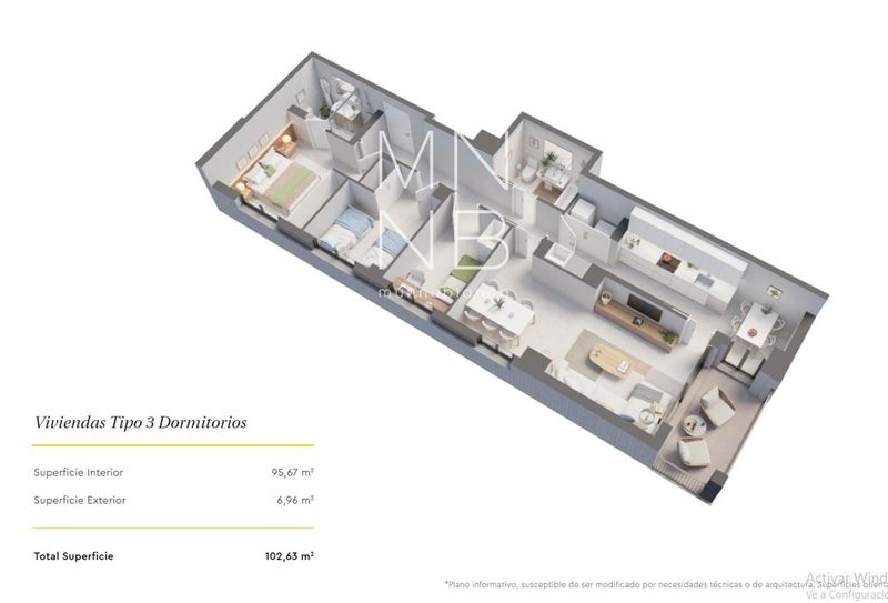 Piso en venta Sant Andreu de Llavaneres, Barcelona. Ref: 1409. Munne Blanco
