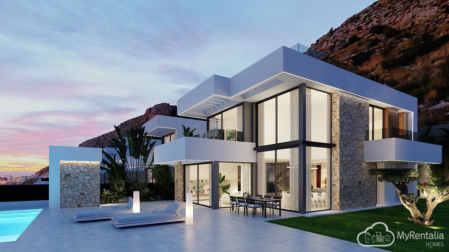 Magnifica villa independiente de lujo con vistas al mar privilegiadas