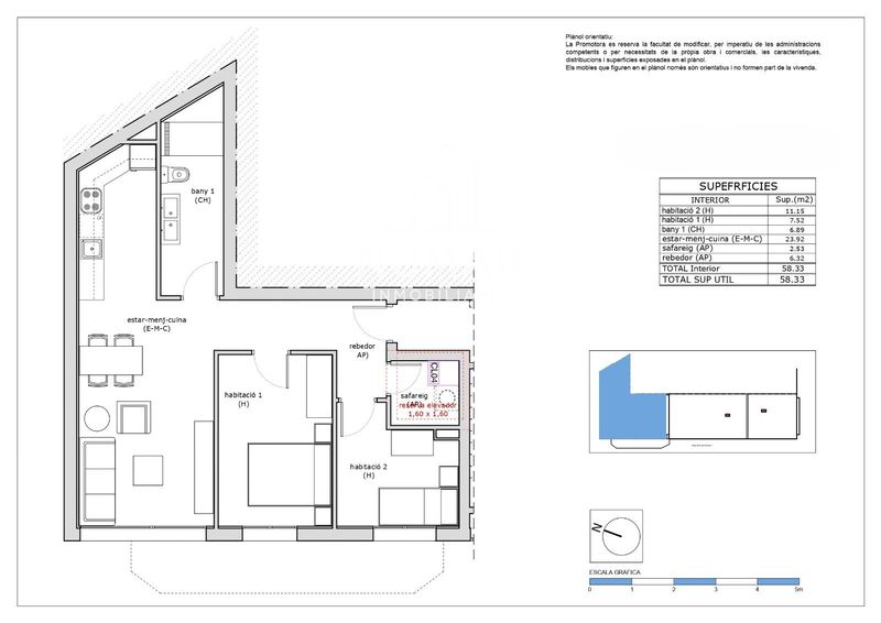 Piso en venta Dosrius, Barcelona. Ref: 1052. NUMAR INMOBILIARIA