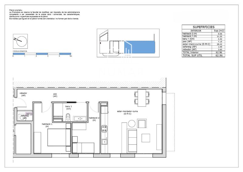 Piso en venta Dosrius, Barcelona. Ref: 1053. NUMAR INMOBILIARIA