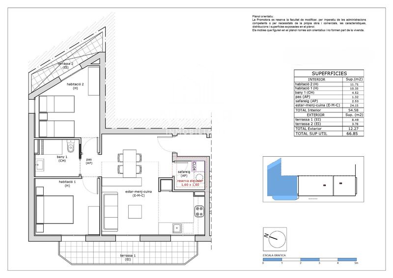 Piso en venta Dosrius, Barcelona. Ref: 1054. NUMAR INMOBILIARIA
