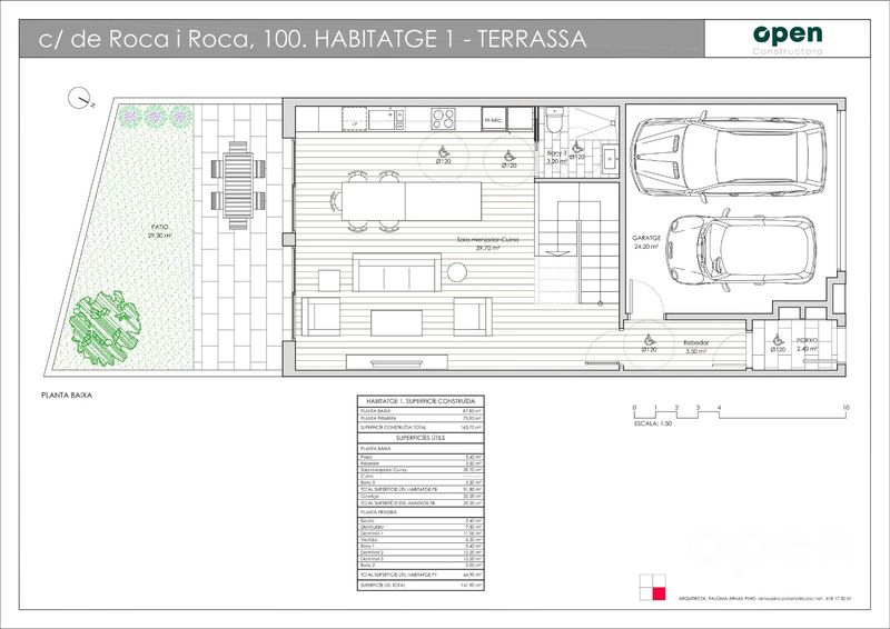 Adossat en venda Terrassa, Barcelona. Ref: 1437. Openfinques