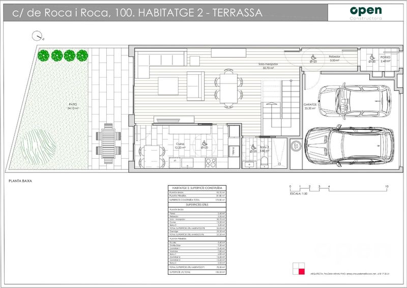 Adossat en venda Terrassa, Barcelona. Ref: 1438. Openfinques