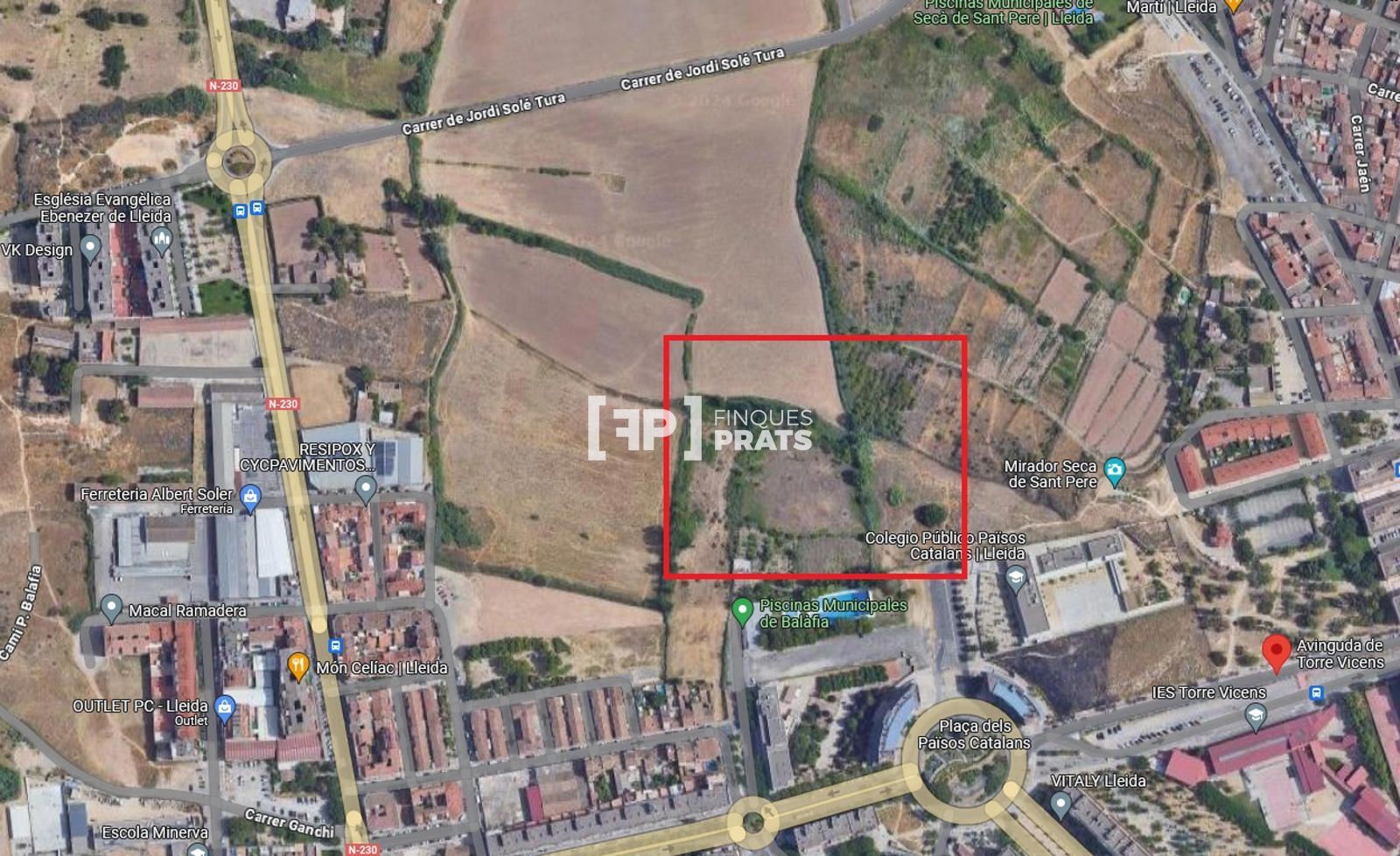 Parcela en alquiler Lleida. Ref: 3886. FINQUES PRATS