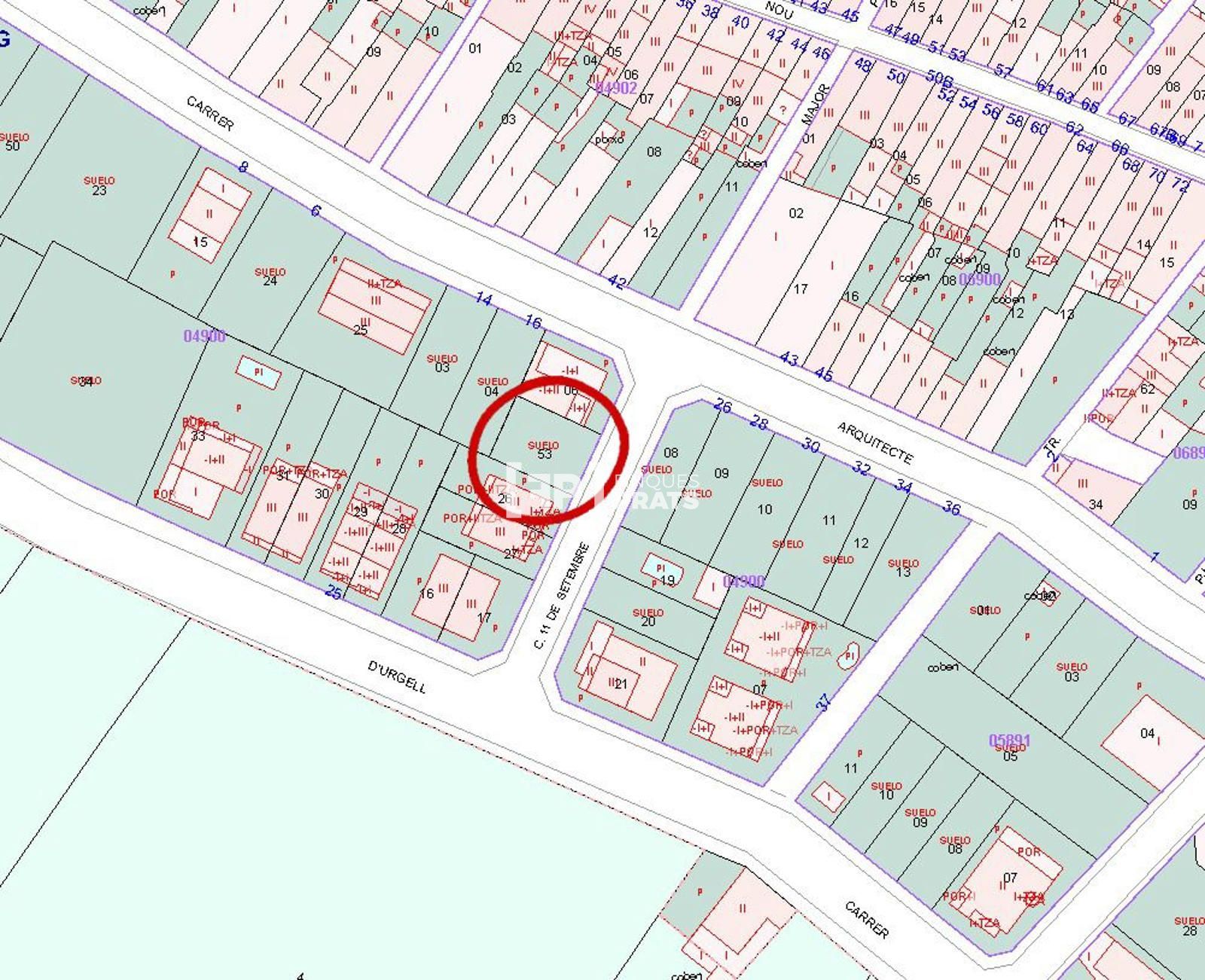 Parcela en venta Vilanova De Bellpuig, Lleida. Ref: 3975. FINQUES PRATS