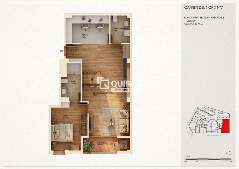 Piso en venta Torredembarra, Tarragona. Ref: 2096. Quiron immobiliaria