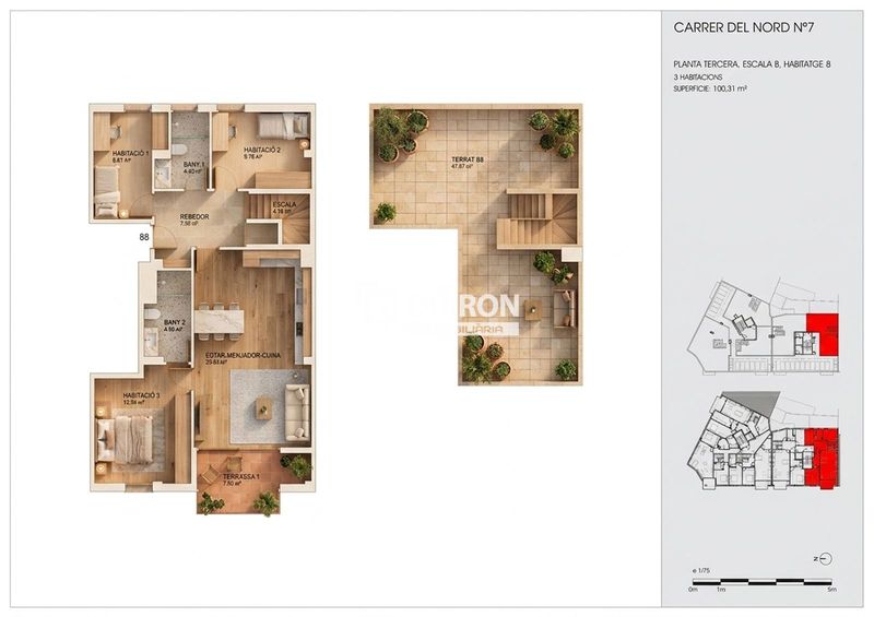 Dúplex en venta Torredembarra, Tarragona. Ref: 2100. Quiron immobiliaria