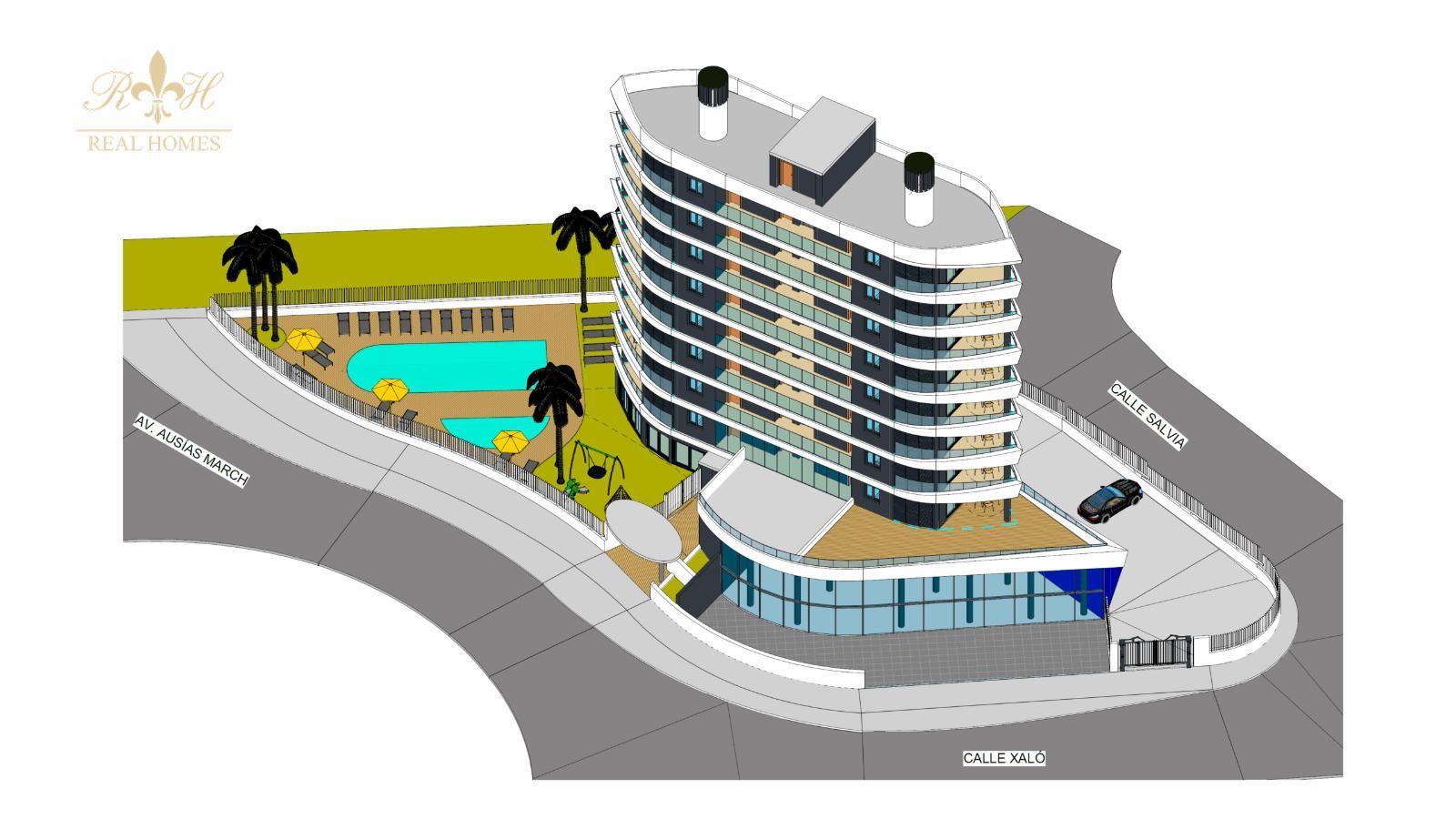 Piso en venta Villajoyosa, Alicante. Ref: 2694. Real Homes