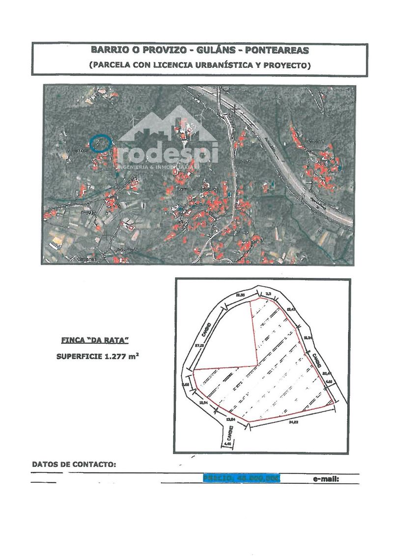 Parcela en venta Ponteareas, Pontevedra. Ref: 1552. Rodespi -  Soluciones Para el Rural