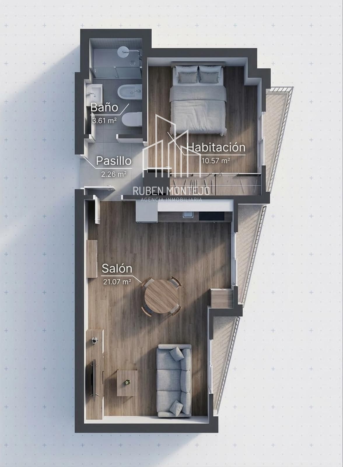 Bonito Apartamento totalmente exterior - Foto 3