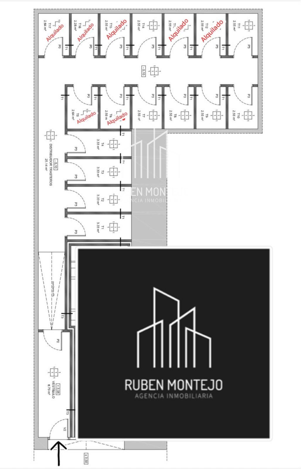 Plano - Alquiler de trasteros en Barrio Vidal, Salamanca