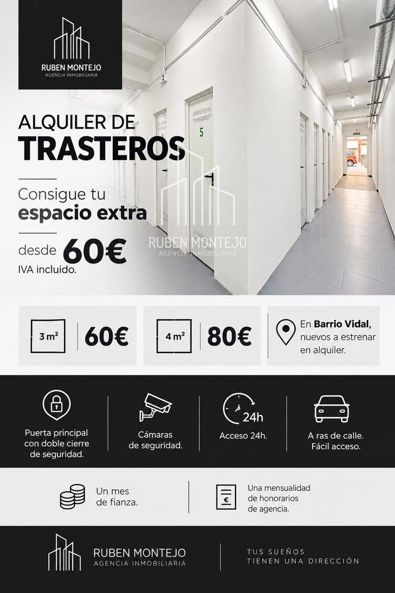 Trastero en alquiler Salamanca. Ref: 1666. Ruben Montejo Agencia Inmobiliaria