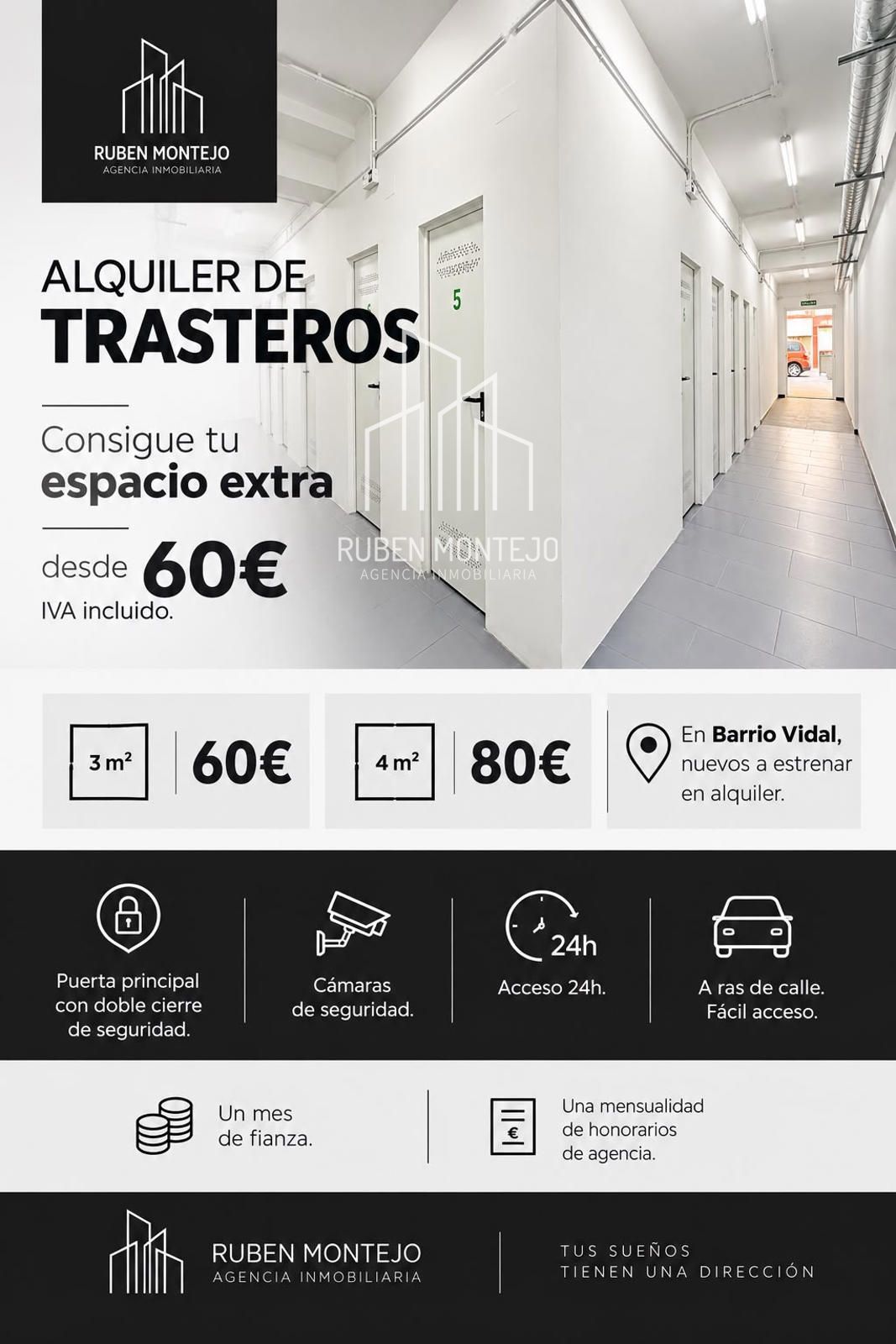 Alquiler de trasteros en Barrio Vidal, Salamanca - Foto 1