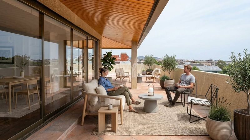 Penthouse for rent Barcelona. Ref: 1930. Savya Real Estate