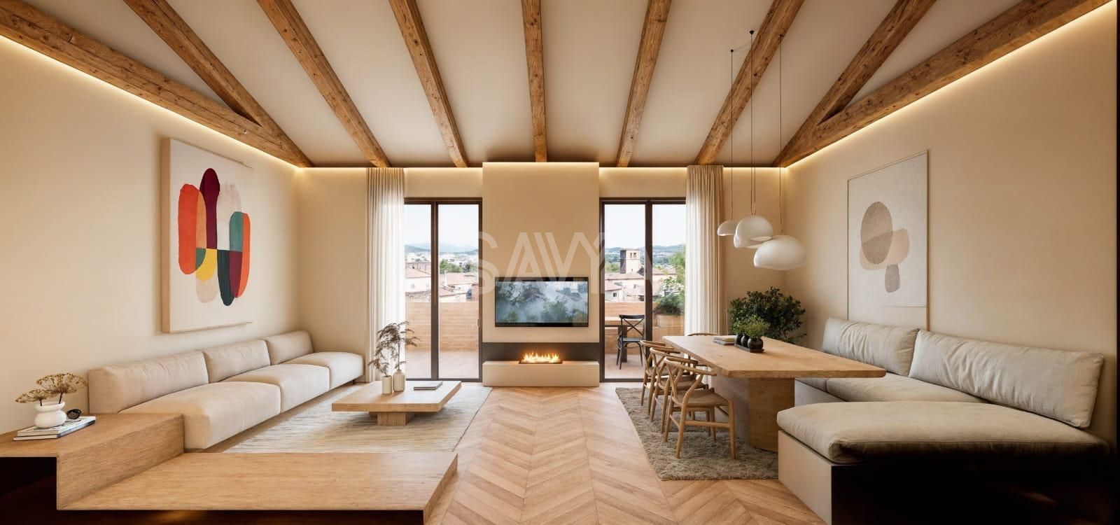 Exclusivo ático dúplex de 220 m² con terraza y vistas panorámicas 360 Barcelona - Foto 14