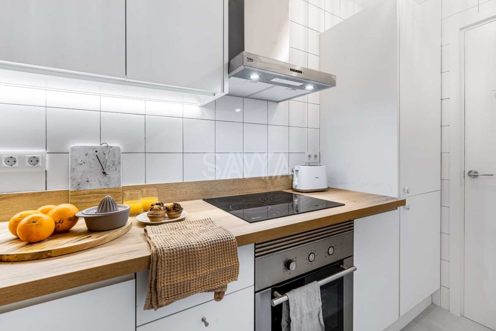 Cocina - Piso de 3 habitaciones, amueblado y listo para entrar a vivir en Sant Antoni Maria Claret