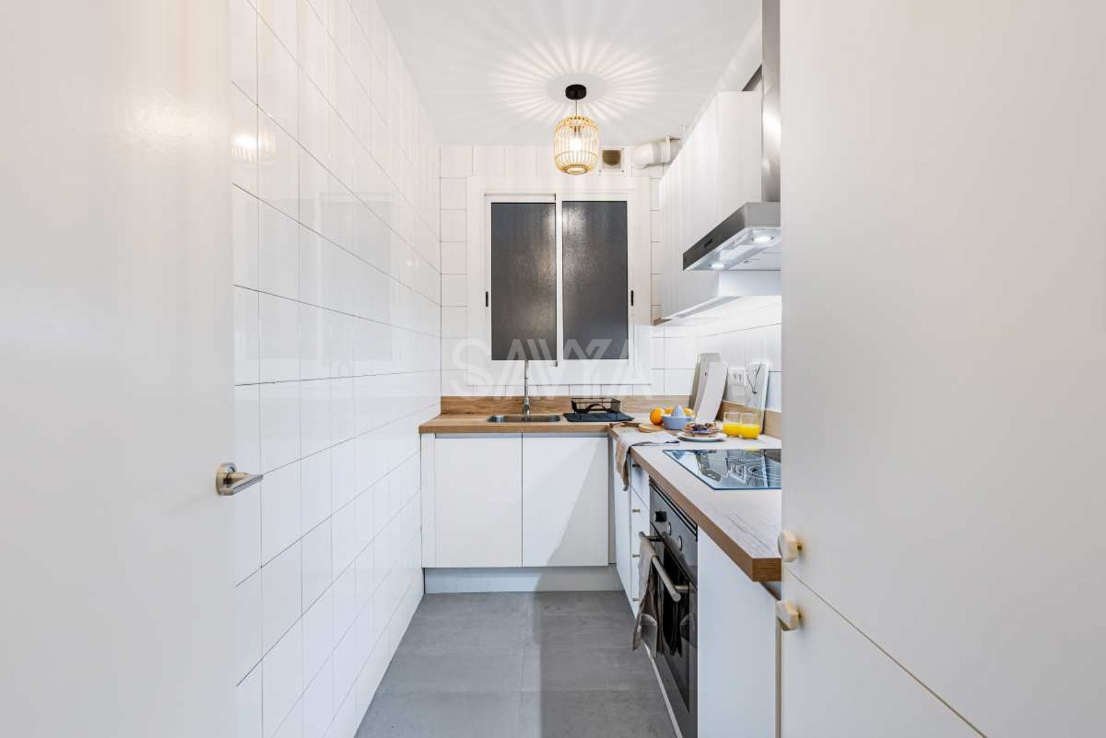 Cocina - Piso de 3 habitaciones, amueblado y listo para entrar a vivir en Sant Antoni Maria Claret