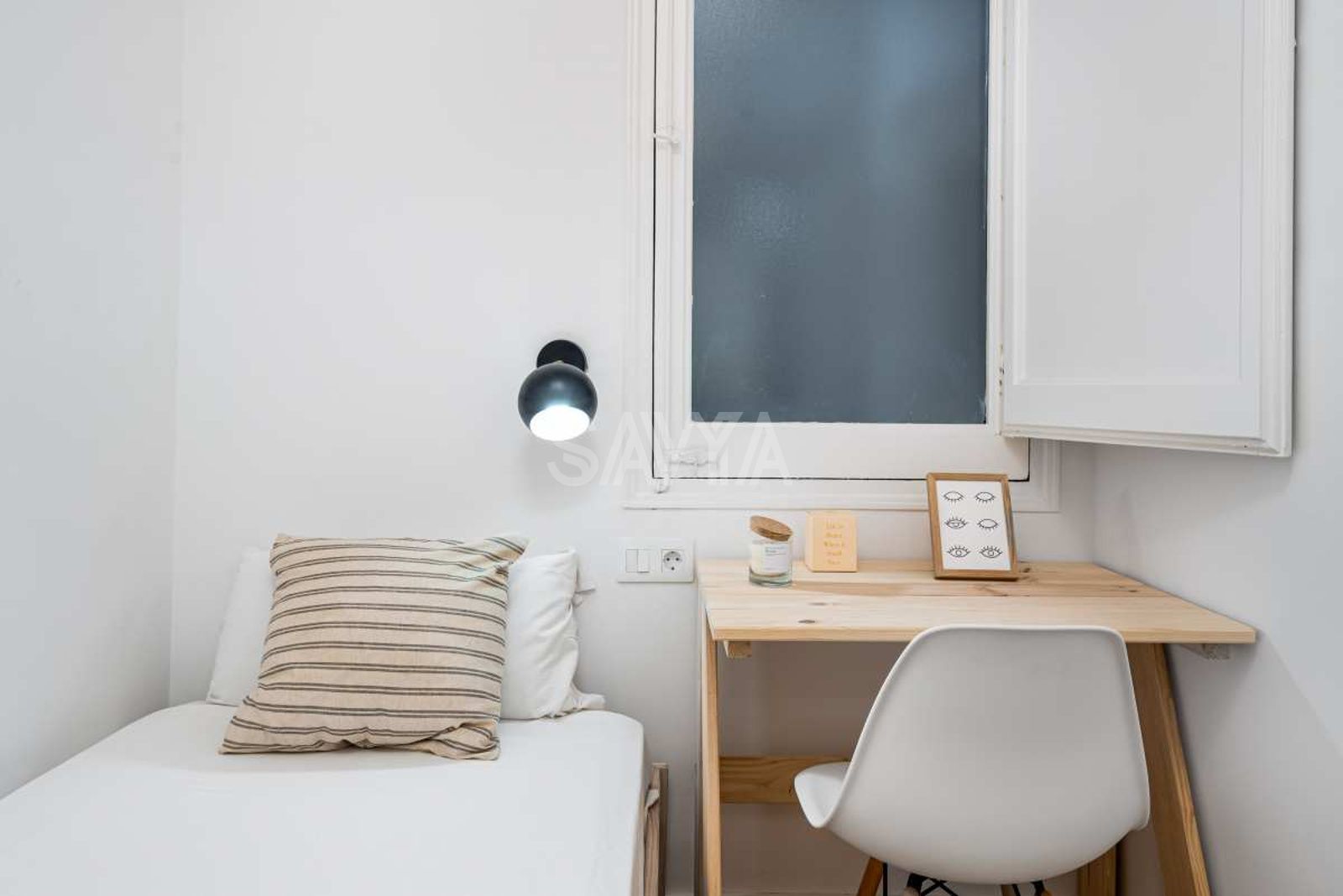 Habitación - Piso de 3 habitaciones, amueblado y listo para entrar a vivir en Sant Antoni Maria Claret