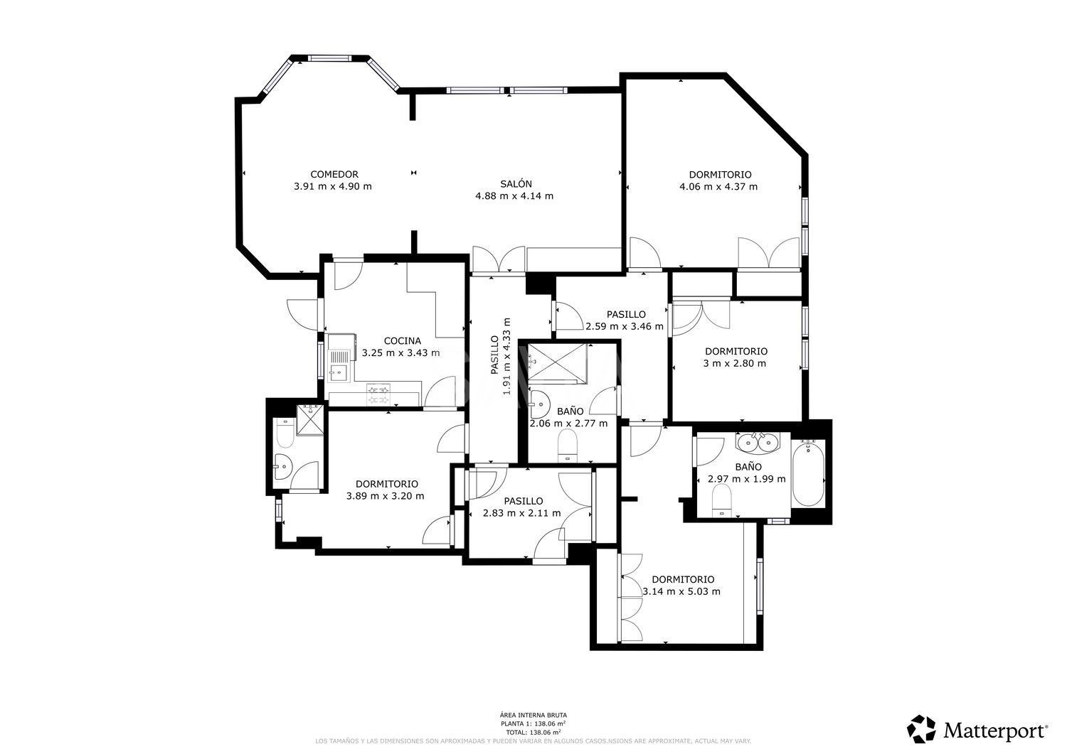 plano - Amplia vivienda en Tres Torres | Exclusividad, privacidad y excelentes comunicaciones