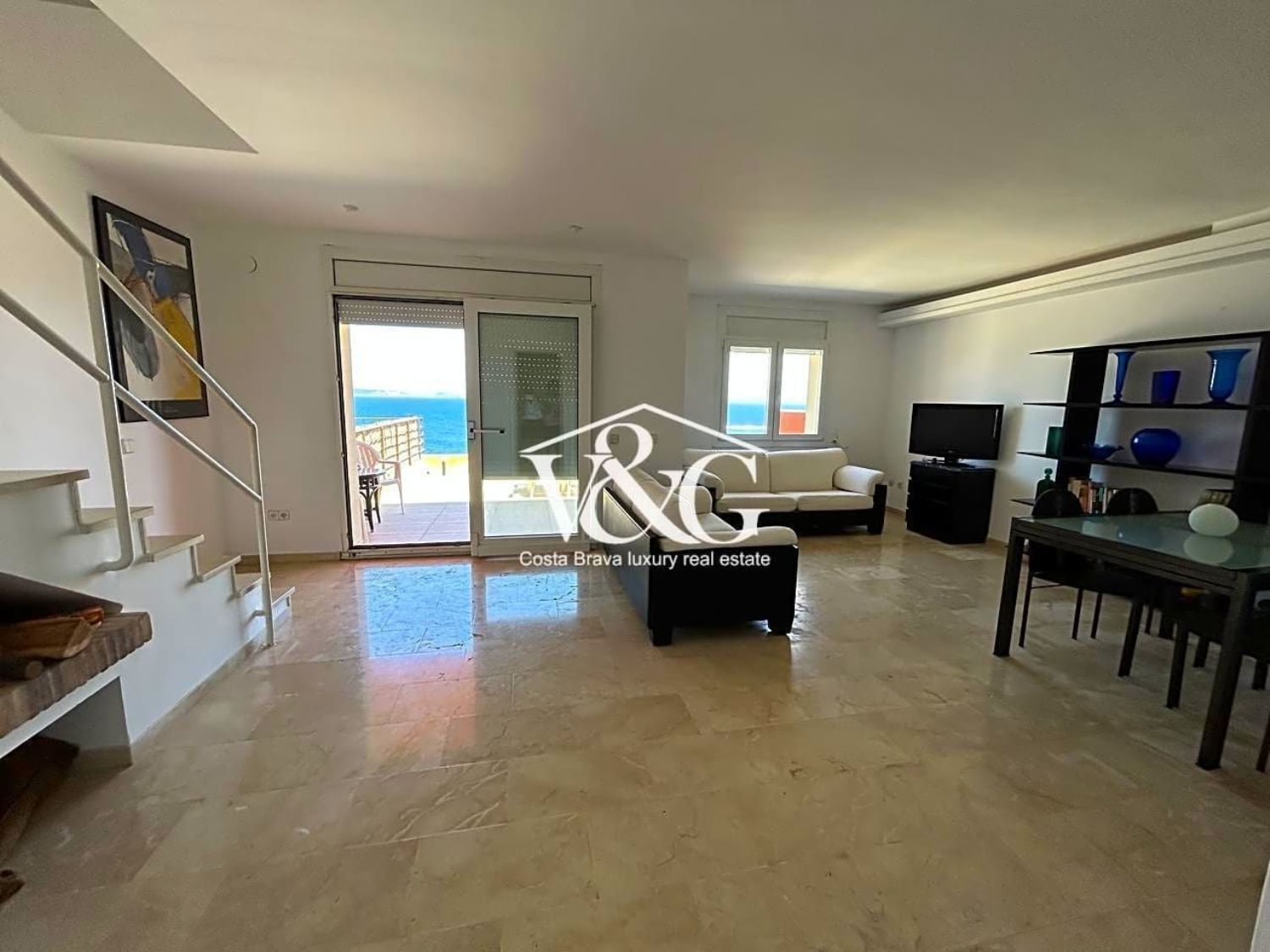 Duplex for sale on the seafront on Calle Ses Negres, in Begur