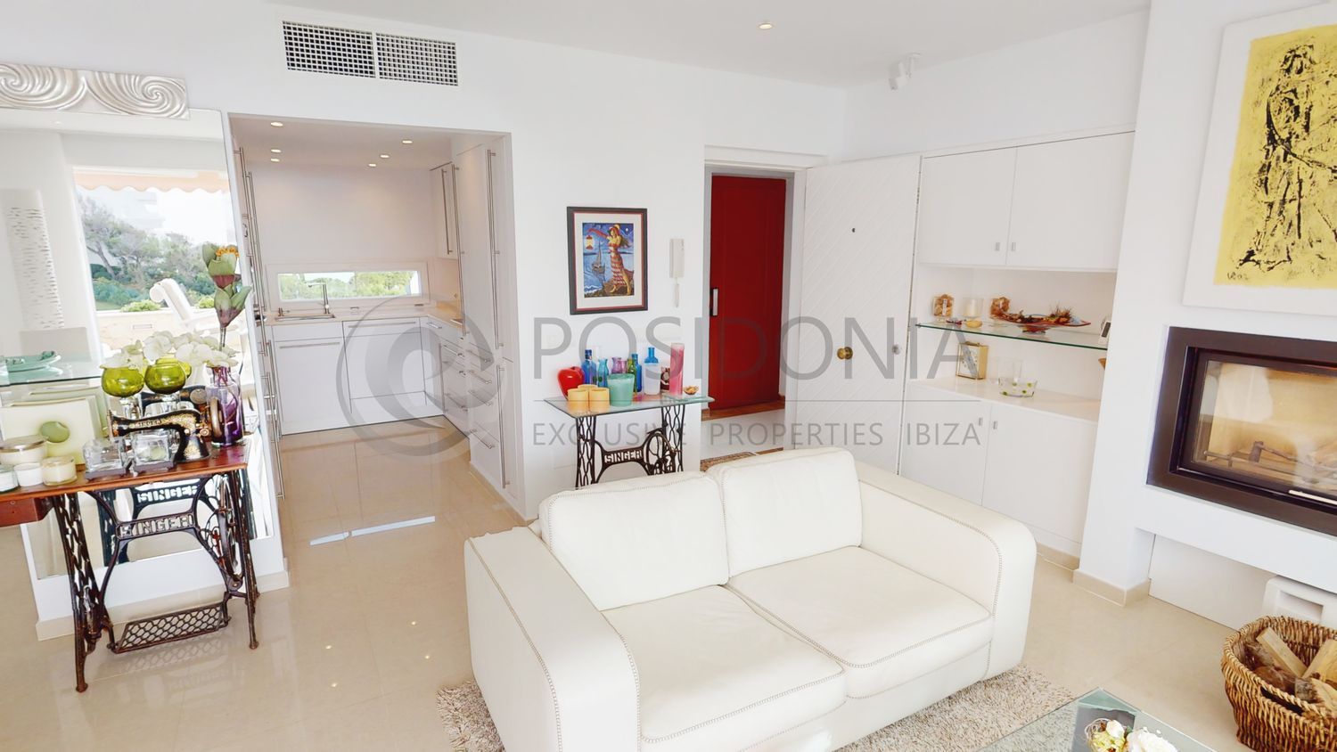 Penthouse à vendre en bord de mer à Santa Eulalia del Río, à Ibiza