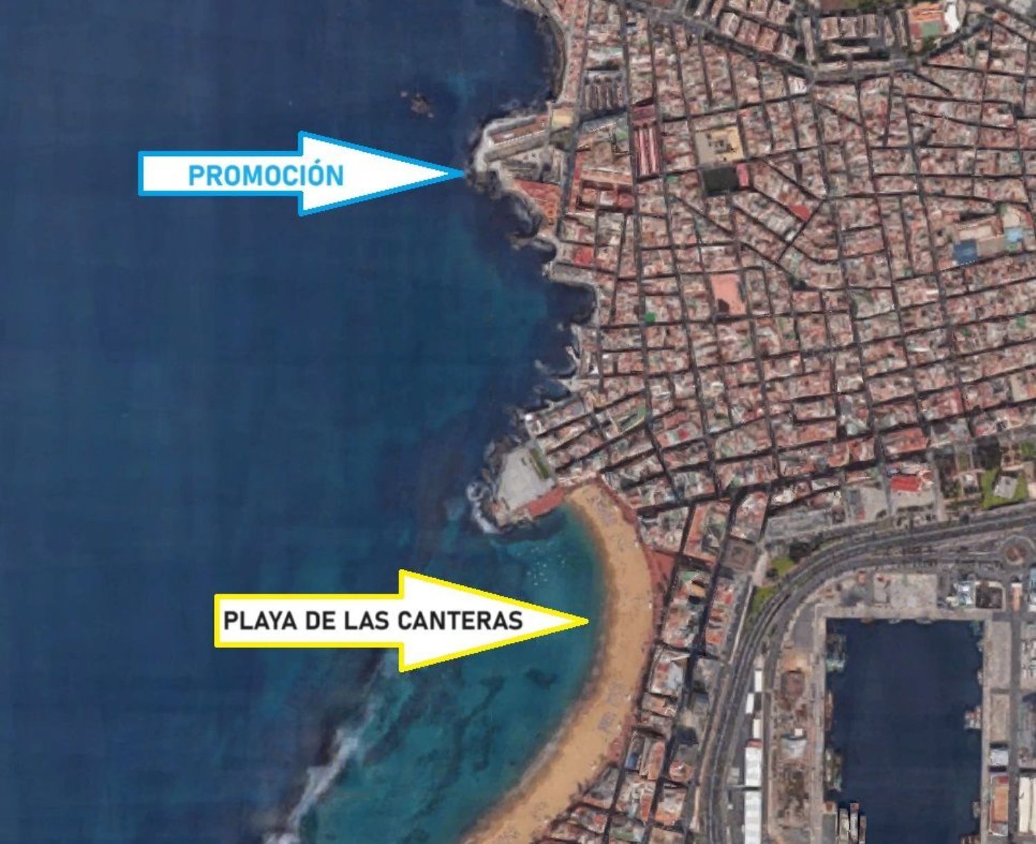 Piso en venta en primera línea de mar en calle Blas de Lezo, Las Palmas de Gran Canaria