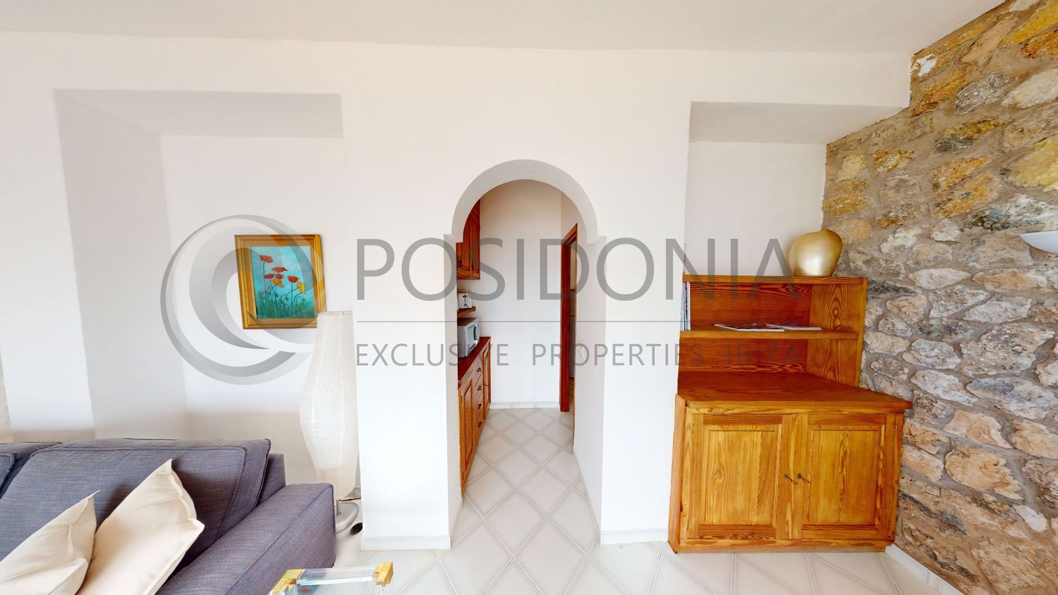 Casa en venta en primera línea de mar en Marina Botafoch, en Ibiza