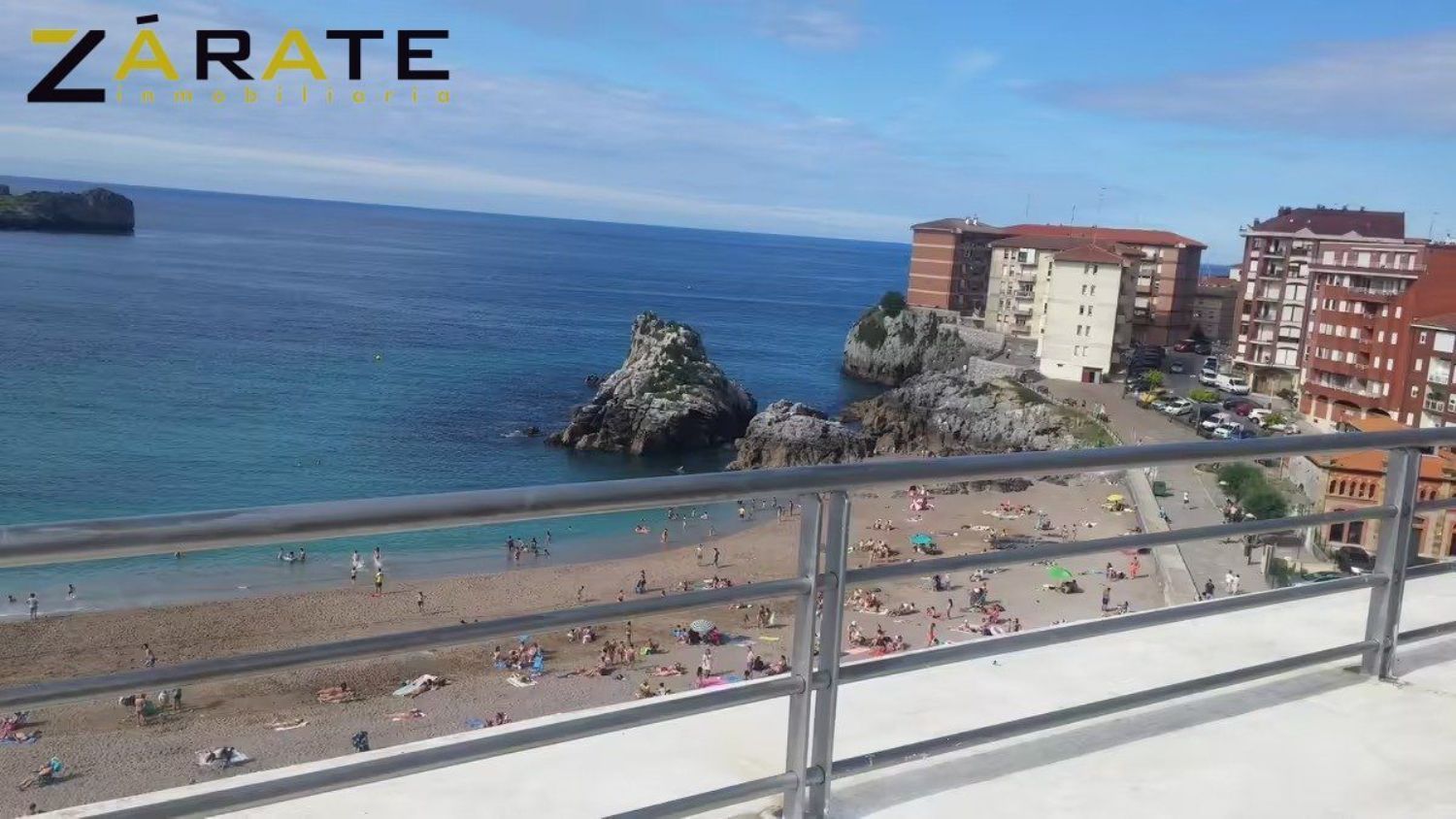 Penthouse for sale on the seafront in Playa de Ostende, in Castro-Urdiales